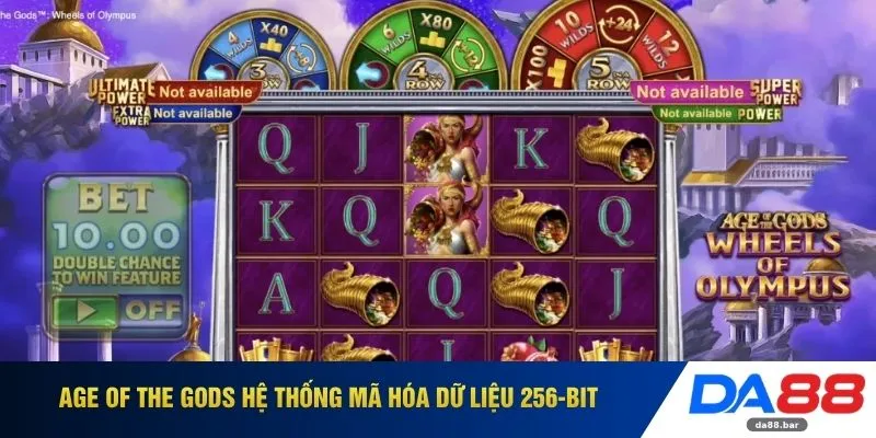 Age of the Gods hệ thống mã hóa dữ liệu 256-bit