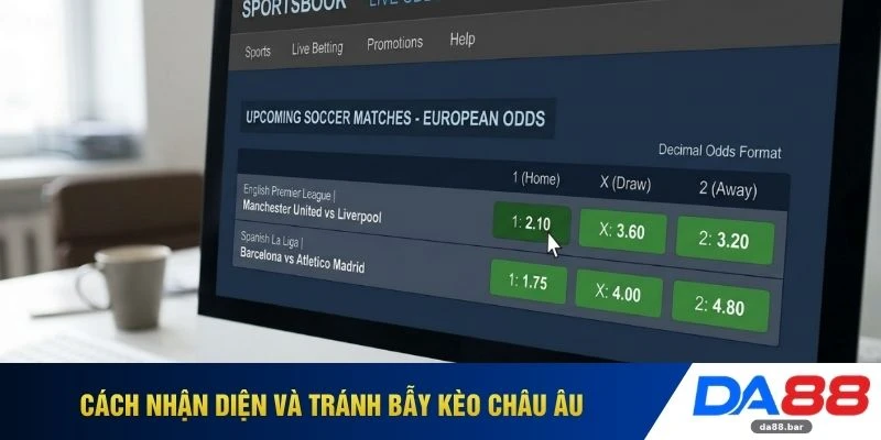 Cách nhận diện và tránh bẫy kèo châu Âu