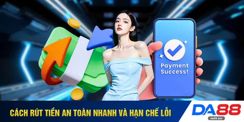 Cách rút tiền an toàn nhanh và hạn chế lỗi