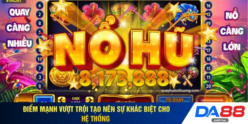 Điểm mạnh vượt trội tạo nên sự khác biệt cho hệ thống 