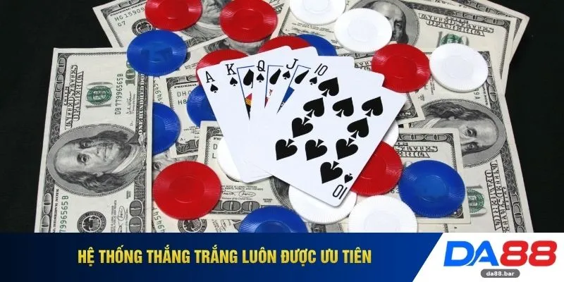 Hệ thống thắng trắng luôn được ưu tiên 