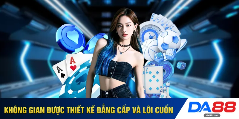 Không gian được thiết kế đẳng cấp và lôi cuốn
